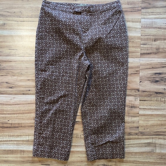 Coldwater Creek Capri Pants brown, size 6 - Picture 2 of 9